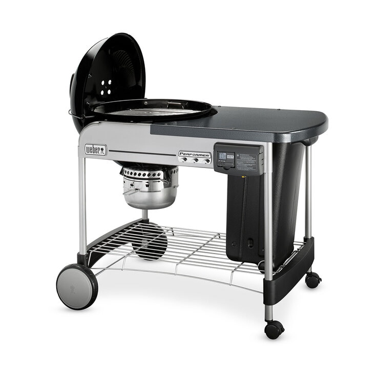 Weber, Performer Deluxe 22" Asador de Carbón + Accesorios + Grill Academy Weber, Performer Deluxe 22" Asador de Carbón + Accesorios + Grill Academy