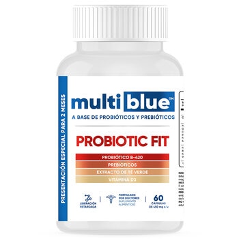 Multiblue Probiotic Fit Frasco con  60 cápsulas