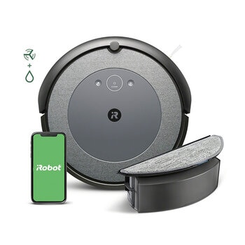 iRobot Roomba Combo i5 Robot 2 en 1 Trapea y Aspira, Con Conexión WiFi