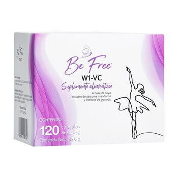 Be Free W1-VC 120 cápsulas de 355 mg