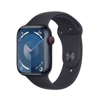 Apple Watch S9 (GPS+Cellular) Caja de aluminio Medianoche 45mm con correa deportiva Medianoche