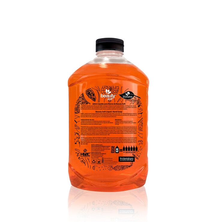 Beauty Soft Jabón Líquido para Manos 2 pzas de 2 L Beauty Soft Jabón Líquido para Manos 2 pzas de 2 L