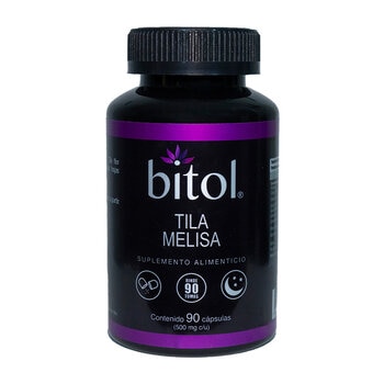 Bitol Suplemento Alimenticio Tila y Melisa 90 capsulas