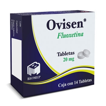 Fluoxetina 20mg 14 Tabletas