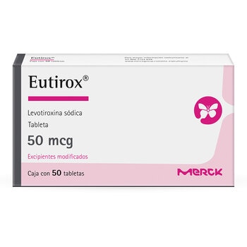 Eutirox 50mcg 50 Tabletas