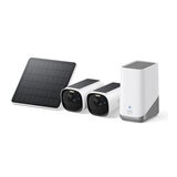 Eufy, Cámaras de Seguridad Solares, Kit 2 Cámaras + Panel Solar E40. Eufy, Cámaras de Seguridad Solares, Kit 2 Cámaras + Panel Solar E40.