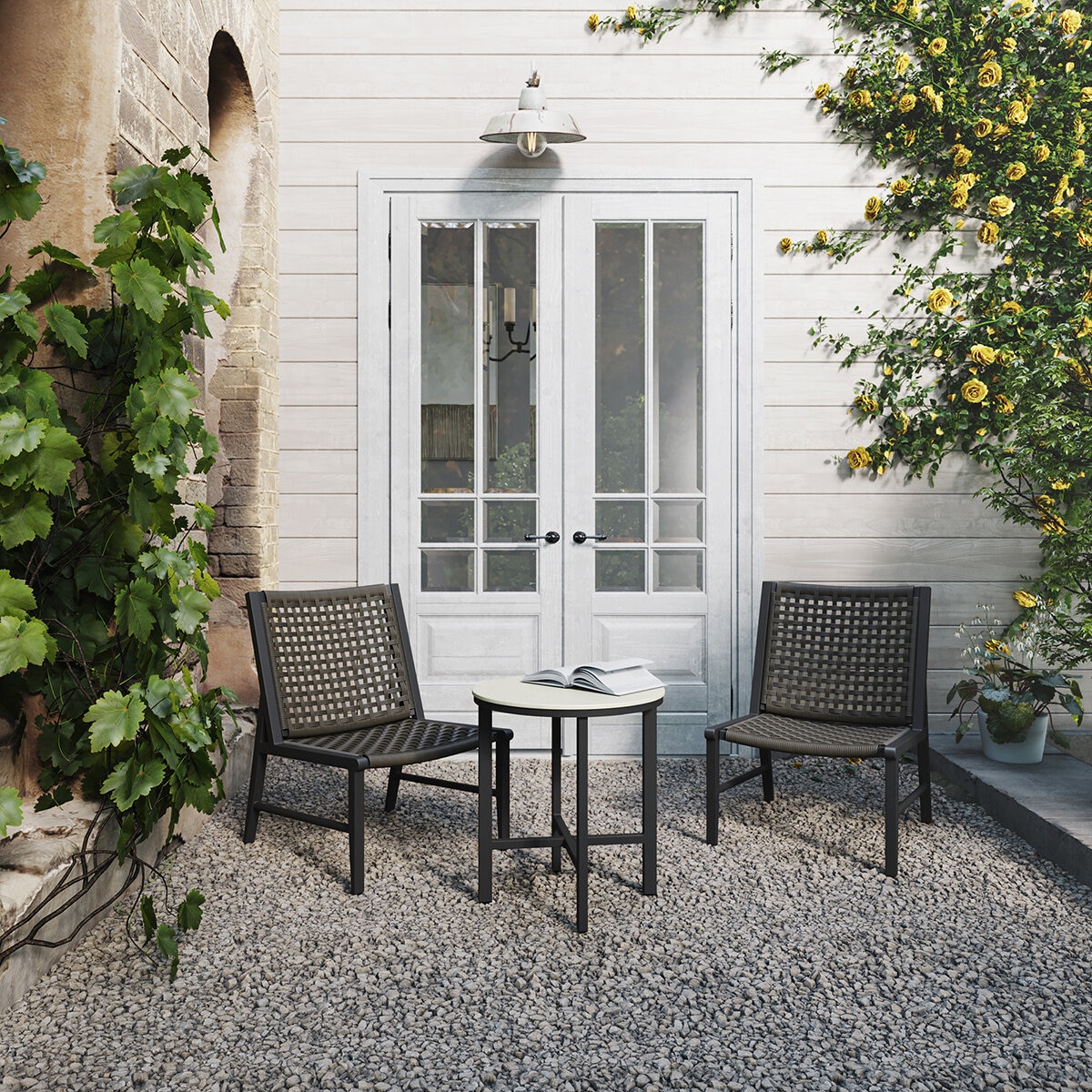 Agio, Hyde Park Set Bistro para Jardin de 3 piezas Agio, Hyde Park Set Bistro para Jardin de 3 piezas