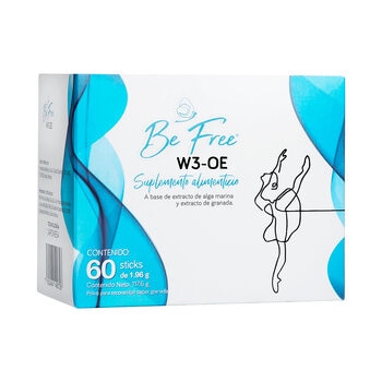 Be Free W3-OE Suplemento Alimenticio 60 Sticks de 1.96g