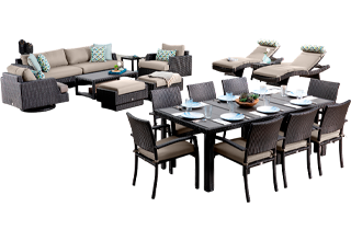 Muebles y comedores para jardín