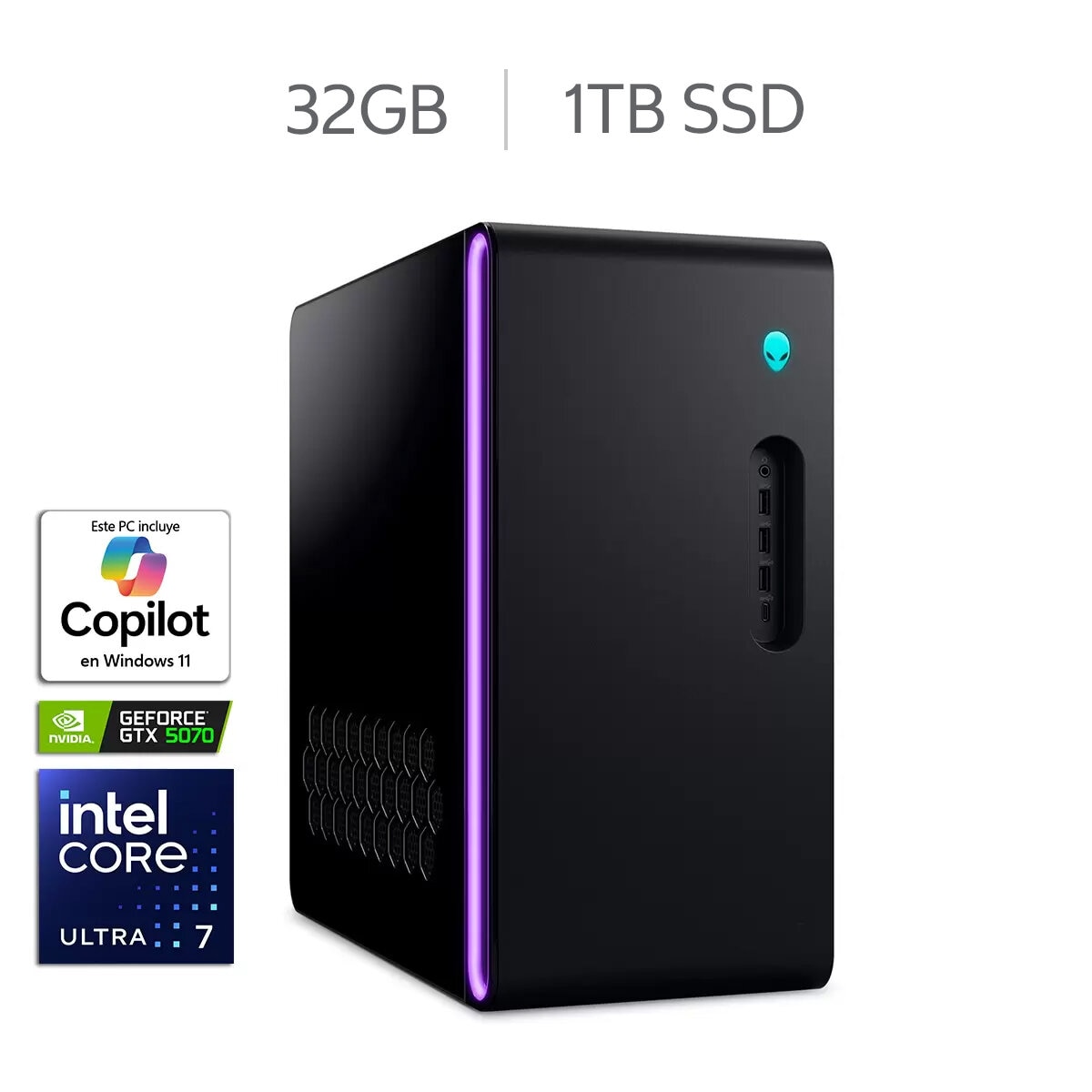 DELL Alienware Gaming ACT 1250 Desktop Tower Intel Core Ultra 7 32GB 1TB SSD DELL Alienware Gaming ACT 1250 Desktop Tower Intel Core Ultra 7 32GB 1TB SSD