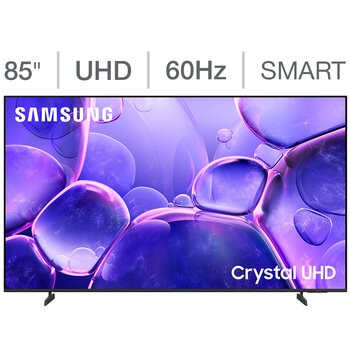 samsung pantalla 85" crystal uhd smart tv
