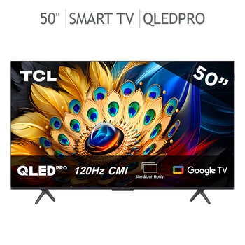 TCL Pantalla 50" 4K QLED Google TV