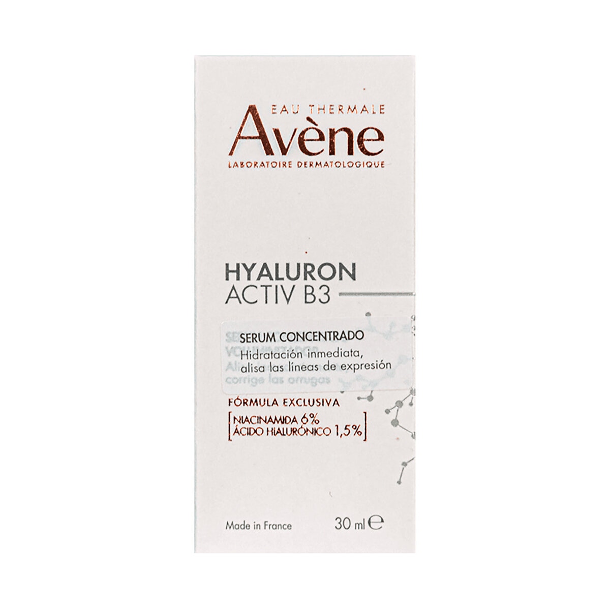 Avène Suero Facial, Serum Concentrado para Día y Noche HYALURON ACTIV B3 30 ml