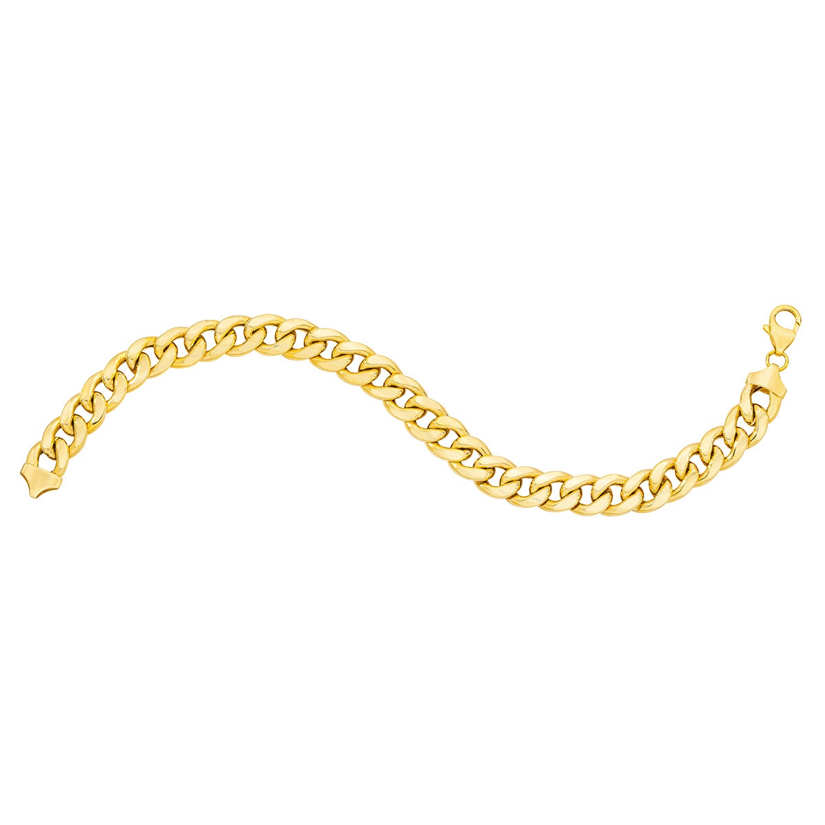 Pulsera para Caballero, 21.59cm, Oro Italiano Amarillo de 14K