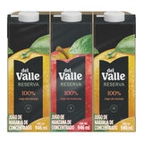 Del Valle Jugos de Manzana y Naranja 6 pzas de 1 l Del Valle Jugos de Manzana y Naranja 6 pzas de 1 l