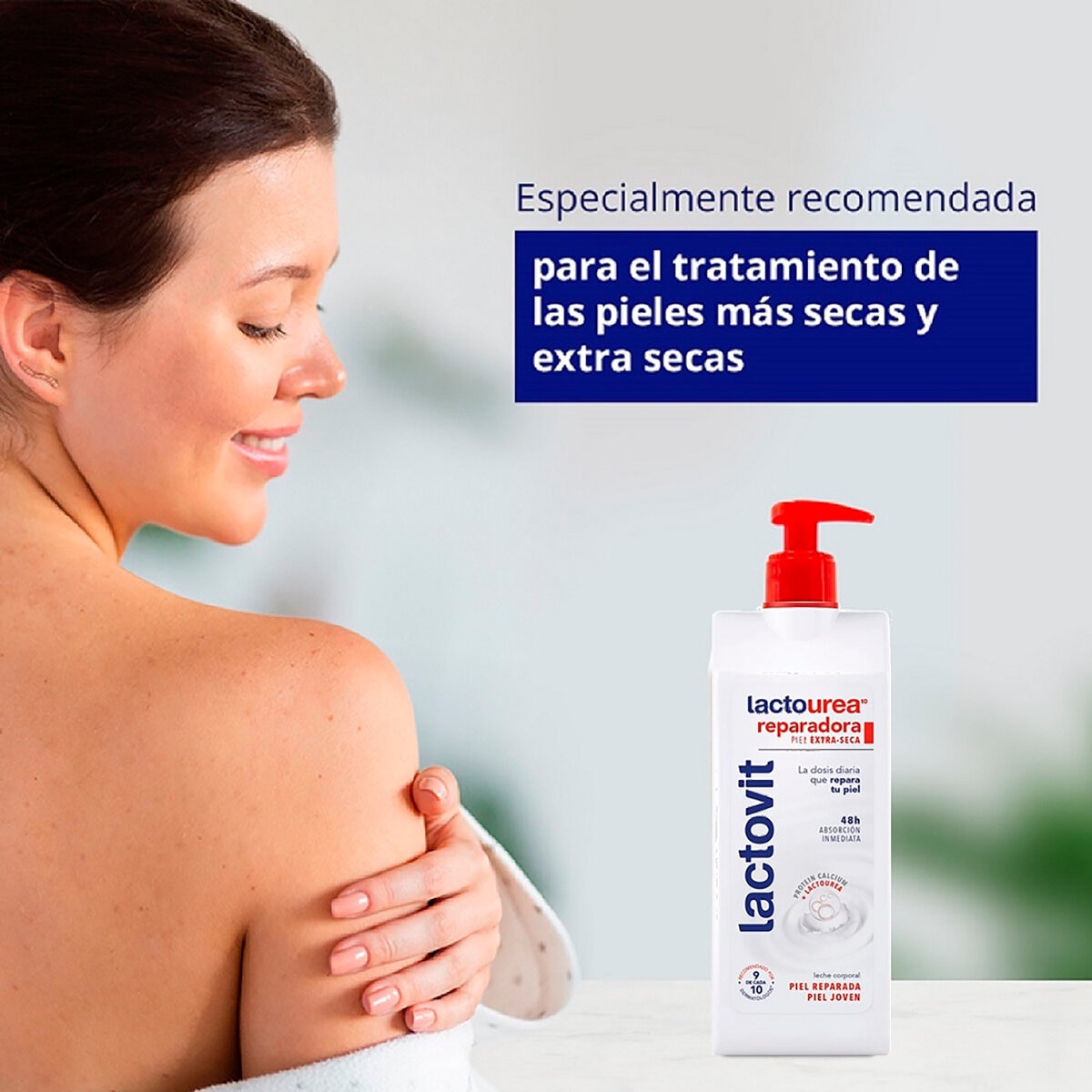 Lactovit Lactourea Crema Corporal 3 pzas de 400 ml