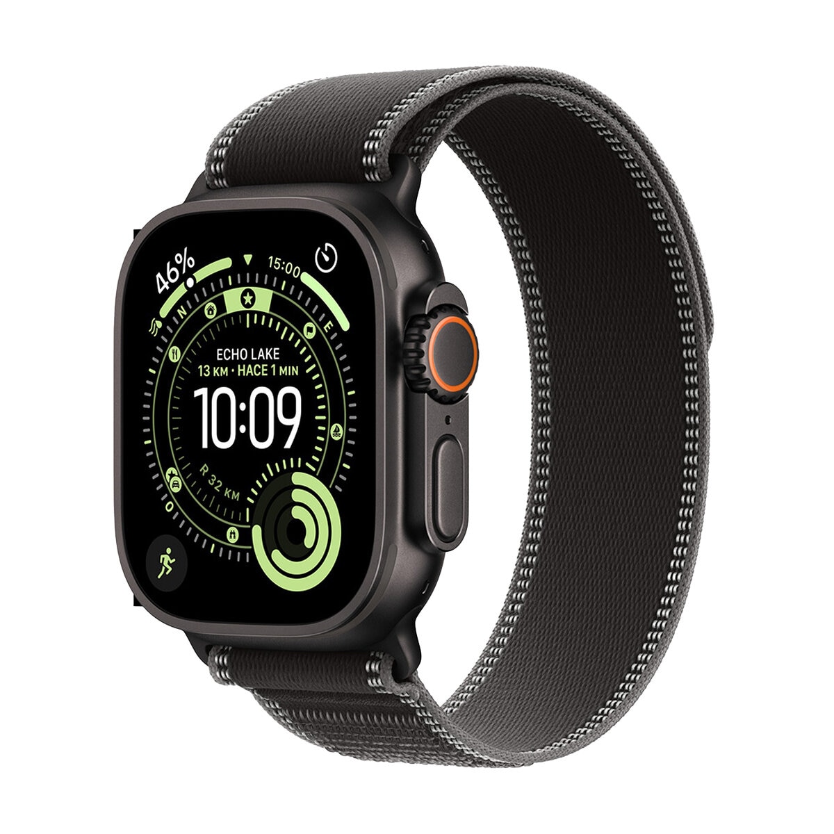 Apple Watch Ultra 3 (GPS + Celular) 49mm Titanio Negro + Correa Trail Negro Carbon - Talla M/L Apple Watch Ultra 3 (GPS + Celular) 49mm Titanio Negro + Correa Trail Negro Carbon - Talla M/L