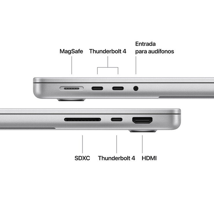 Apple MacBook Pro 14" M5 16GB 1TB SSD Plata Apple MacBook Pro 14" M5 16GB 1TB SSD Plata