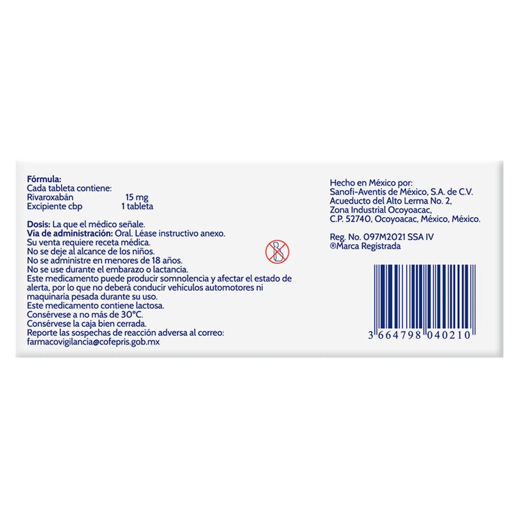 Loventrax 28 Tabletas 15 mg Loventrax 28 Tabletas 15 mg