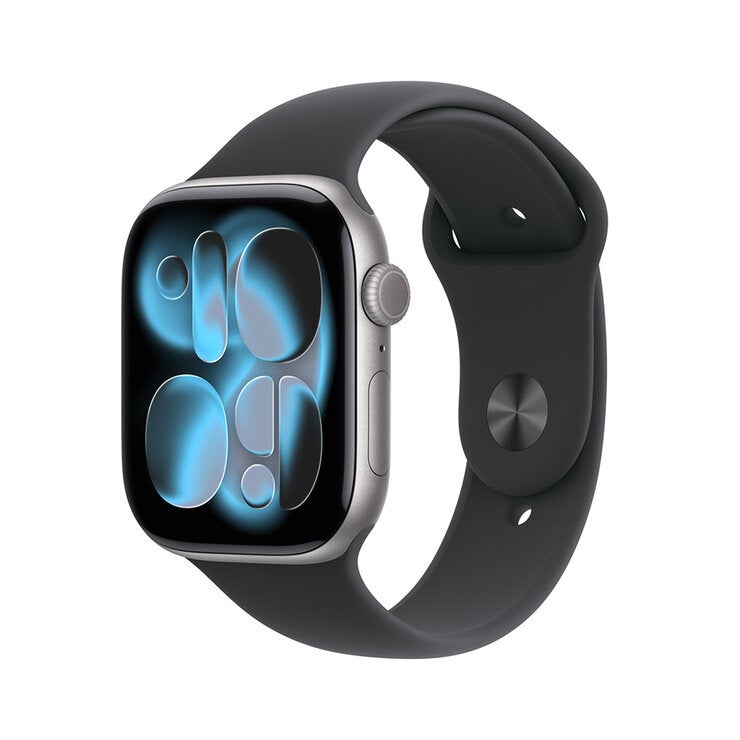 Apple Watch Series 11 (GPS) 46mm Aluminio Gris Espacial + Correa Deportiva Negra - Talla M/L Apple Watch Series 11 (GPS) 46mm Aluminio Gris Espacial + Correa Deportiva Negra - Talla M/L