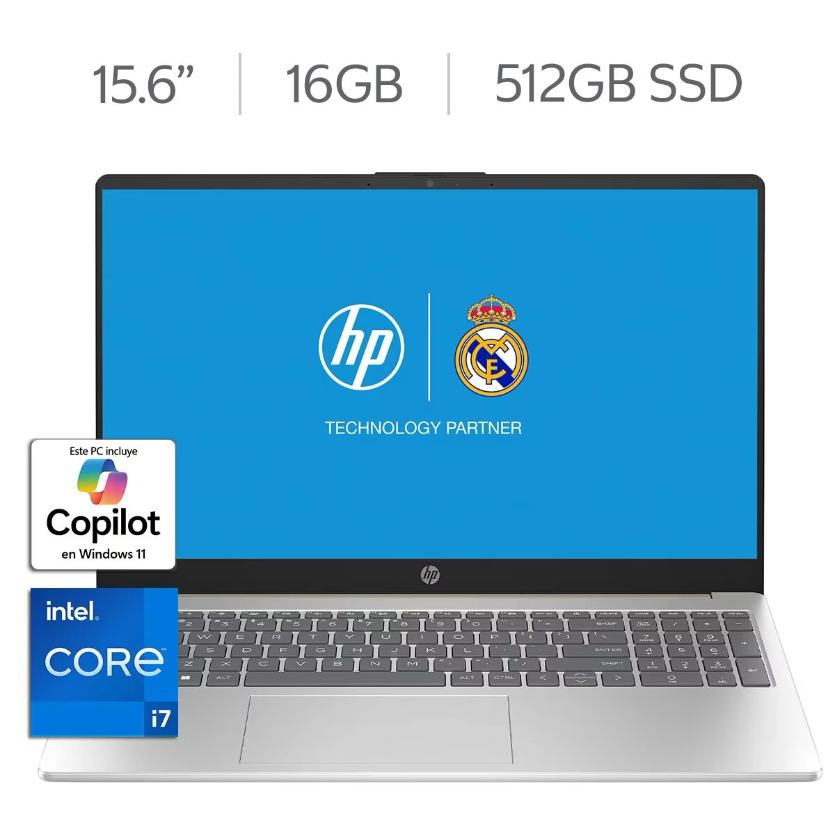 HP 15-fd0281la Laptop 15.6" Full HD Táctil Intel Core i7 16GB 512GB SSD + 12 Meses M365 Personal HP 15-fd0281la Laptop 15.6" Full HD Táctil Intel Core i7 16GB 512GB SSD + 12 Meses M365 Personal