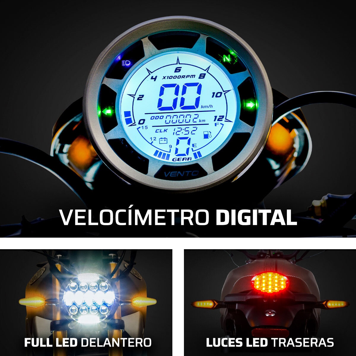 Vento Motocicleta Screamer 300cc Gris Vento Motocicleta Screamer 300cc Gris