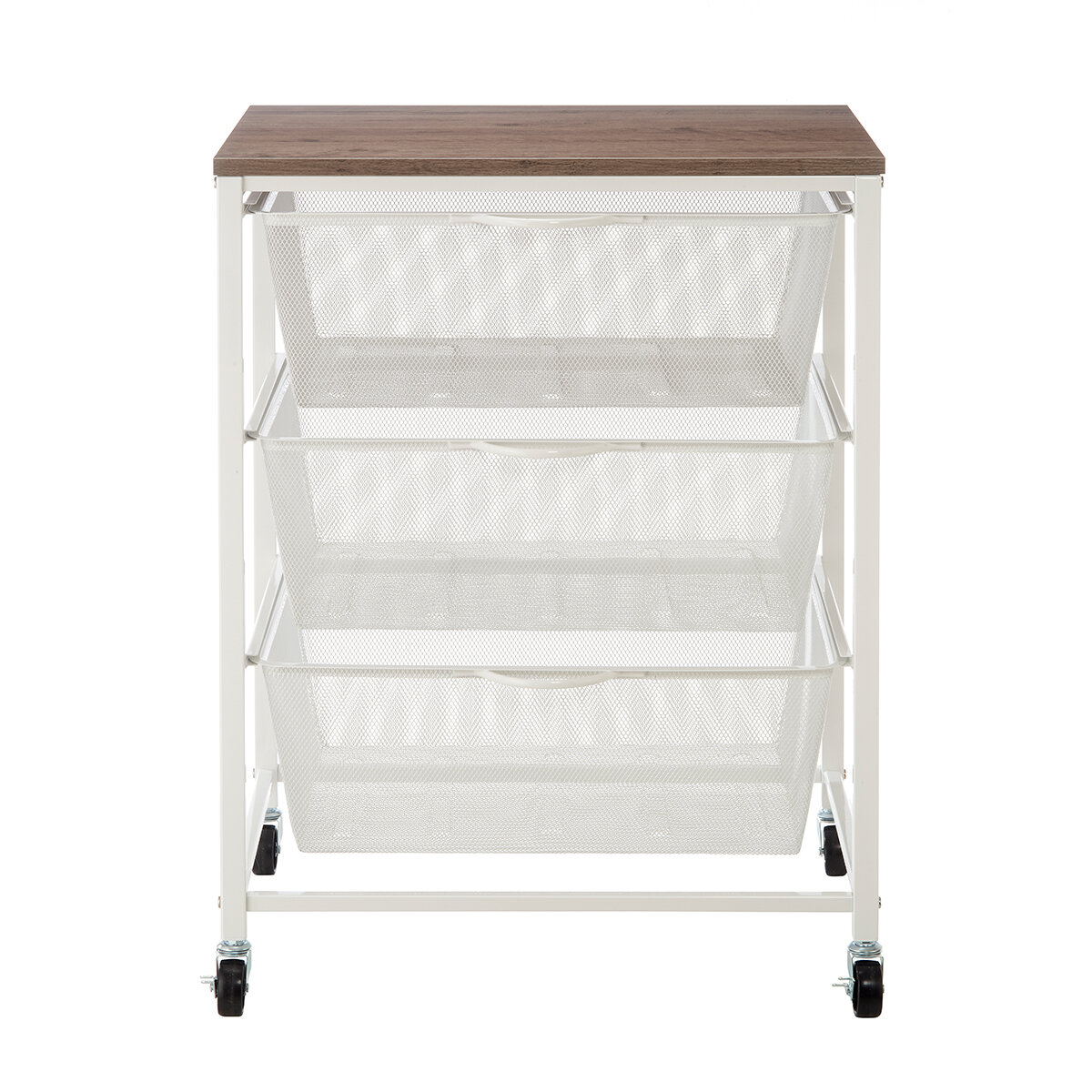 Carrito Rodante de Malla Metálica con 3 Niveles Carrito Rodante de Malla Metálica con 3 Niveles