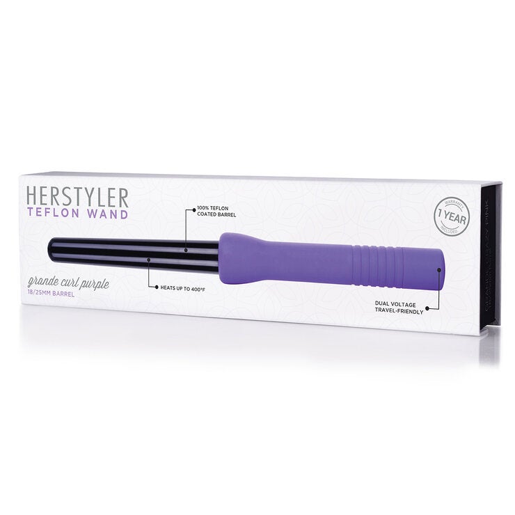 Herstyler, Ferro Rizador Color Morado Herstyler, Ferro Rizador Color Morado
