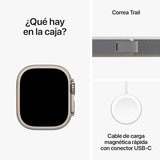Apple Watch Ultra 2 (GPS + Cellular) Caja de Titanio 49mm con Correa Trail Gris Apple Watch Ultra 2 (GPS + Cellular) Caja de Titanio 49mm con Correa Trail Gris