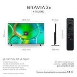 Sony Pantalla 75" BRAVIA II UHD 4K Google TV Sony Pantalla 75" BRAVIA II UHD 4K Google TV