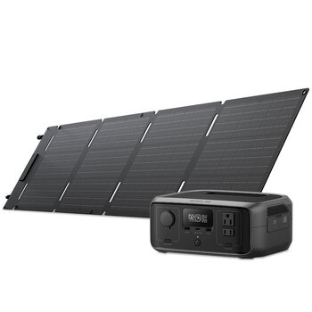 EcoFlow, Estación de Energía, River 3+Panel Solar 60W EcoFlow, Estación de Energía, River 3+Panel Solar 60W