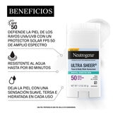 Neutrogena Protector Solar en Barra 2 pzas de 42 g Neutrogena Protector Solar en Barra 2 pzas de 42 g
