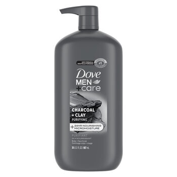 Dove Men Jabón Corporal y Facial Líquido Exfoliante 887 ml