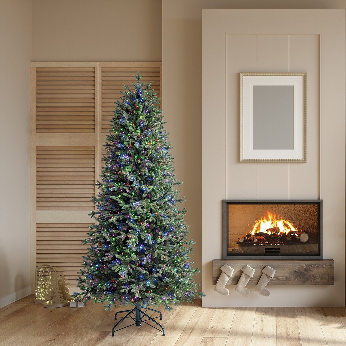 Árbol de Navidad Pre-Iluminado 1.9m con 1,200 Luces Radiant Micro LED Árbol de Navidad Pre-Iluminado 1.9m con 1,200 Luces Radiant Micro LED