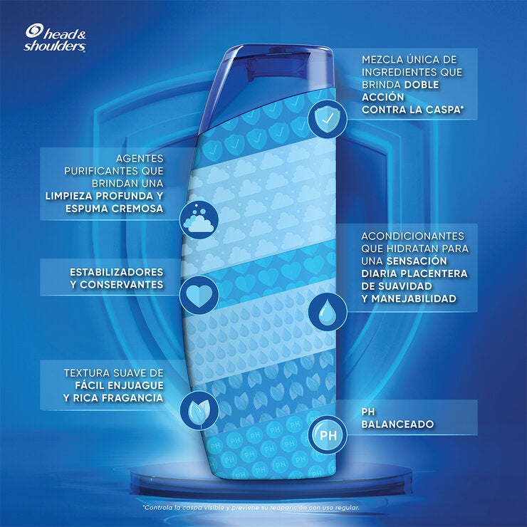 Head & Shoulders Shampoo Control de Caspa de 1.19 l Head & Shoulders Shampoo Control de Caspa de 1.19 l