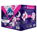 Saba Buenas Noches Extra Toallas Femeninas 80 Pzas Saba Buenas Noches Extra Toallas Femeninas 80 Pzas