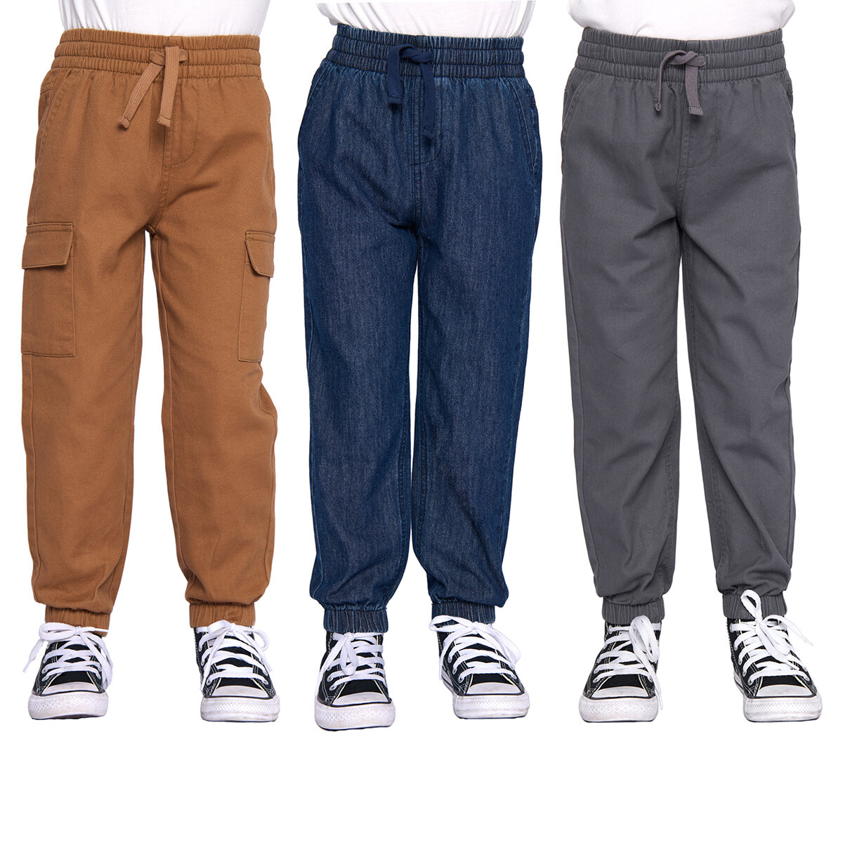 Pekkle Pantalones 3 piezas para Niños y Niñas Varias Tallas y Colores