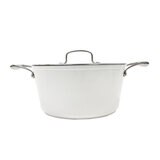 Westinghouse, Cacerola 24 cm de Cerámica Blanca, Acero Inoxidable Westinghouse, Cacerola 24 cm de Cerámica Blanca, Acero Inoxidable