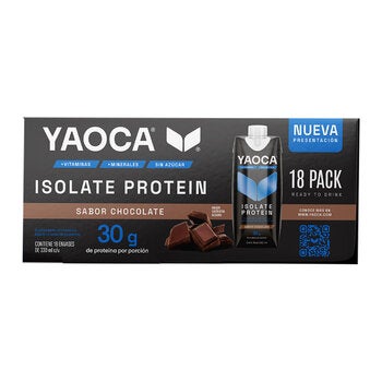 Yaoca Proteína Bebible sabor chocolate 30 g de proteína 18 / 330 ml Yaoca Proteína Bebible sabor chocolate 30 g de proteína 18 / 330 ml