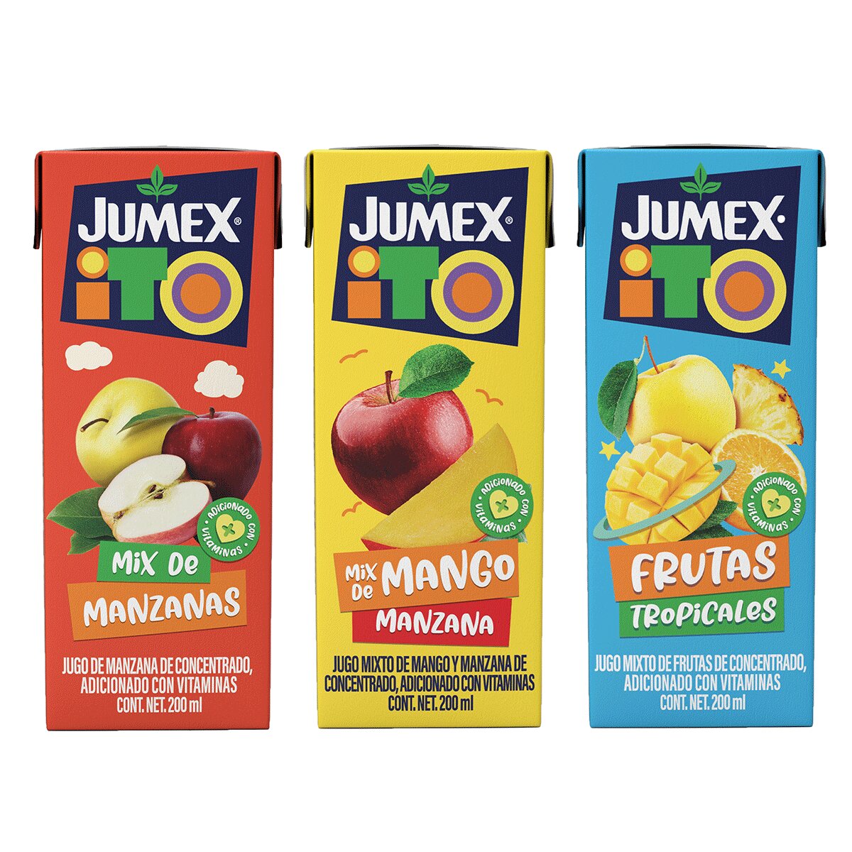 Jumexito Mezcla Jugo de Frutas 24/200 ml Jumexito Mezcla Jugo de Frutas 24/200 ml