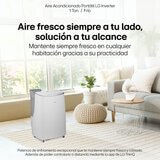 LG Aire Acondicionado Portátil Inverter con Wi-Fi, Solo Enfriamiento, 12,000 BTU, 115V LG Aire Acondicionado Portátil Inverter con Wi-Fi, Solo Enfriamiento, 12,000 BTU, 115V