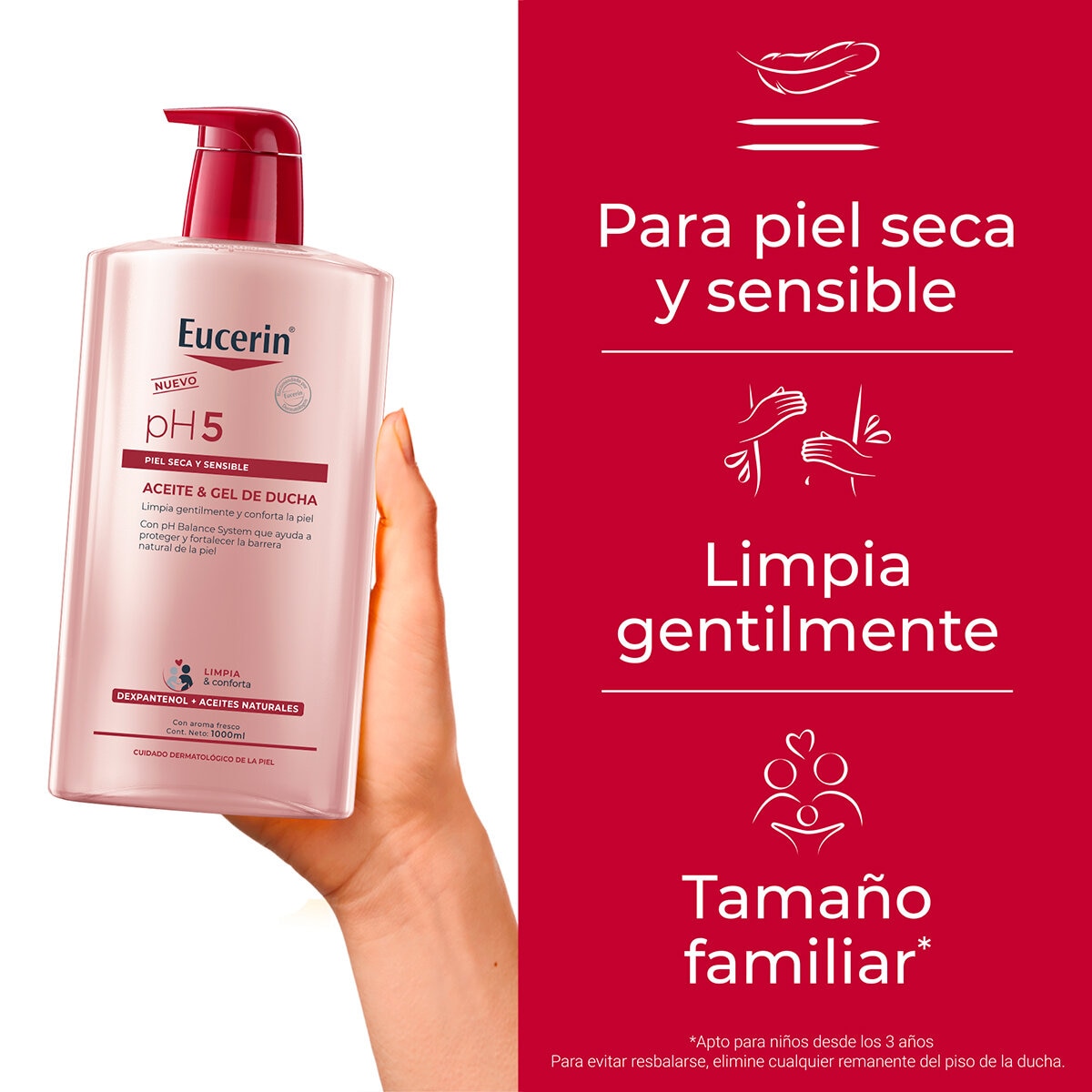 Eucerin aceite & Gel de ducha 1 l Eucerin aceite & Gel de ducha 1 l