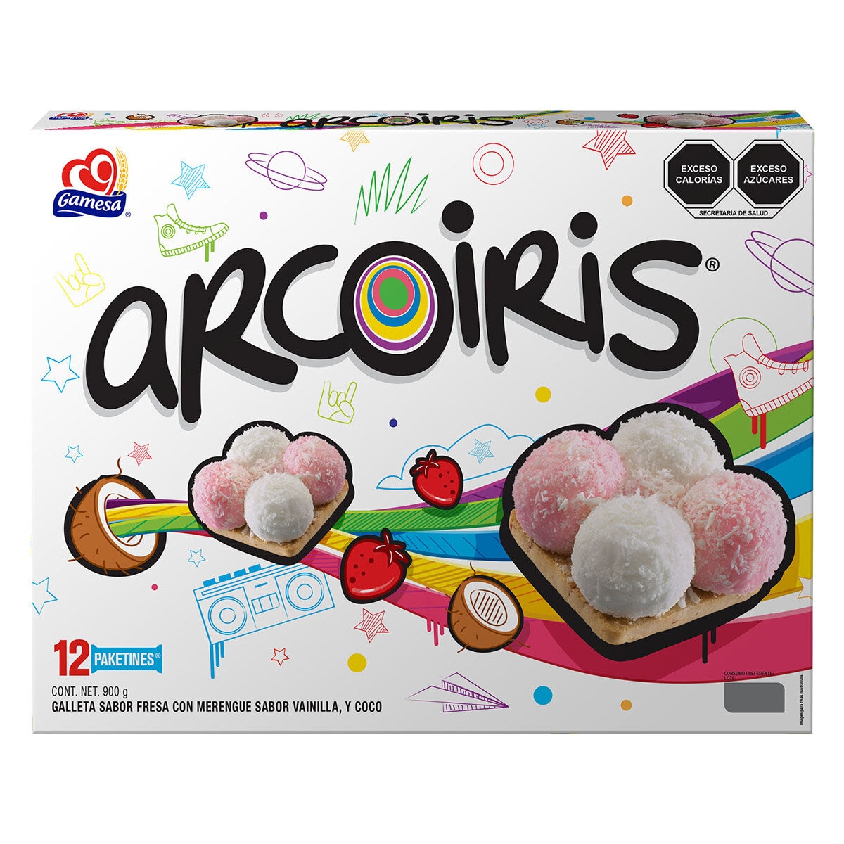 Gamesa Galletas Arcoiris 12/900 g Gamesa Galletas Arcoiris 12/900 g