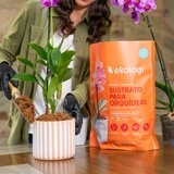 Ekologi, Sustrato para Orquideas 2 piezas de 900g Ekologi, Sustrato para Orquideas 2 piezas de 900g