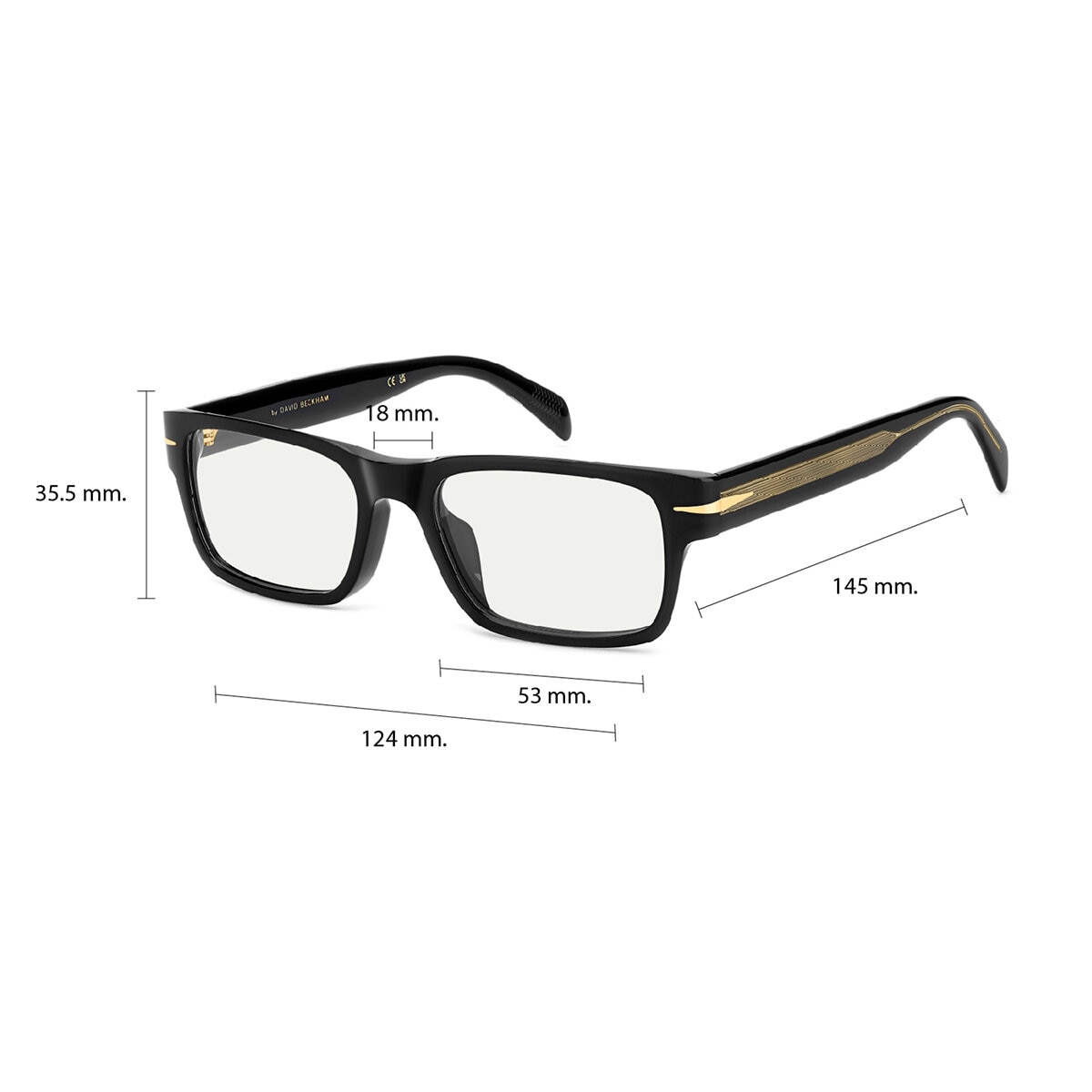 David Beckham DB 1170 F Armazón Oftálmico David Beckham DB 1170 F Armazón Oftálmico