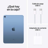 Apple iPad 10.9" Wi‑Fi + Celular 256GB Azul (Décima Generación)