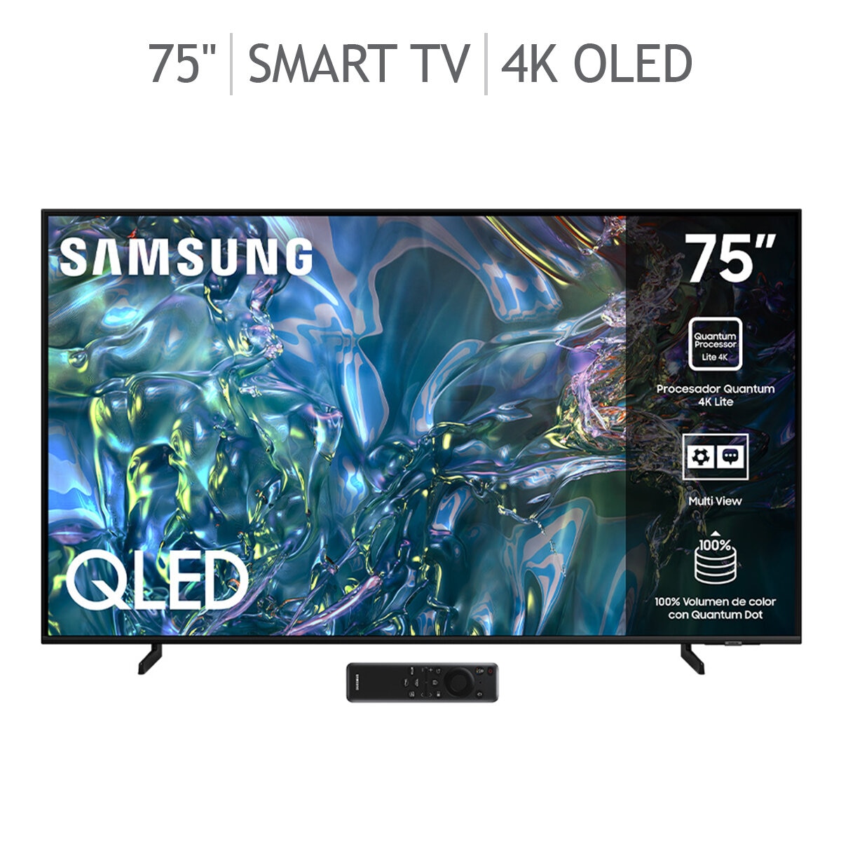 Samsung Pantalla 75" QLED 4K Smart TV