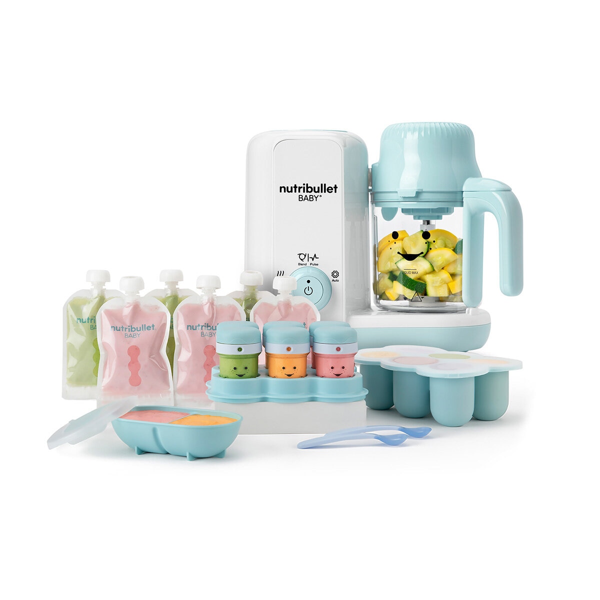 Nutribullet Baby Steam + Blend + Accesorios, Sistema de Cocina 2 en 1 Nutribullet Baby Steam + Blend + Accesorios, Sistema de Cocina 2 en 1