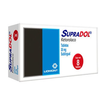 Supradol Sublingual 30 mg 8 Tabletas Supradol Sublingual 30 mg 8 Tabletas