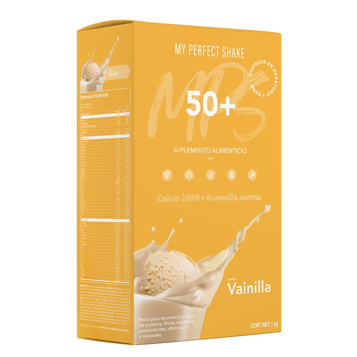 My Perfect Shake 50+ Bebida en Polvo Sabor Vainilla Chips 2kg